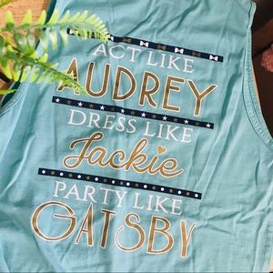 JADELYNN BROOKE Preppy Quote Tank